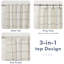 Rideaux en lin naturel occultant 100% Goffredo pour chambre à coucher Double couche Drape Farmhouse-1023578100-1023578052