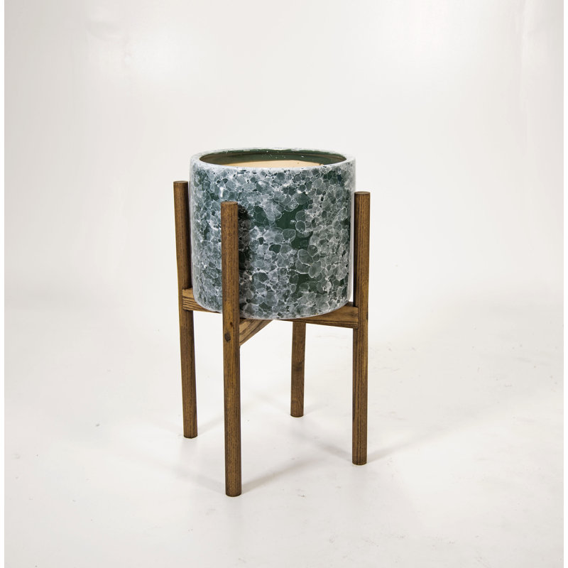 Pot à fleurs en céramique Hinshaw, Miel
