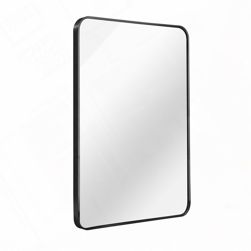 24x32 Inch Mirror, Black