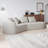 Boneless Modern Chenille Upholstered Oversized Sectional Sofa With Extra Deep & Wide Seat, 4-Seater Cloud Couch For Comfort And Style-558823680-558823686