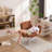 Cross-Legged Home Office Chair with Dynamic Airbag Back Support, Flip-Up Armrests-1327270907