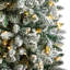 Sapin de Noël artificiel élancé avec lumières DEL-1967424430-2002601903