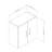 24 Inch Laundry Room Cabinets Wall Mounted, Wood Over The Toilet Storage Cabinet, Bathroom Organizer Cabinets with 2 Door & Adjustable Shelves, Easy to Assemble for Kitchen, Garage - White-1293771997
