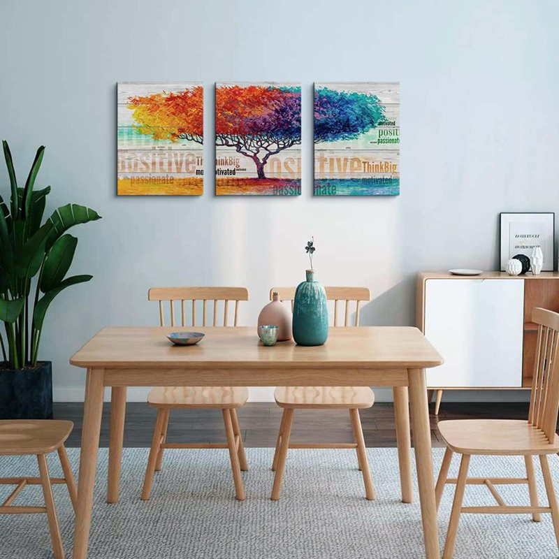3 Piece Wrapped Canvas Wall Art