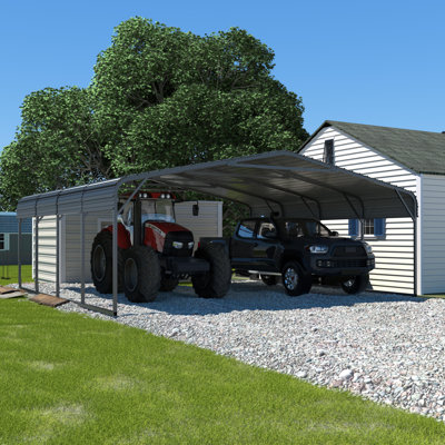 Steel Carport, Galvanized Multiple Sizes