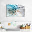 Impression sur toile bleu marbre liquide-2096851454