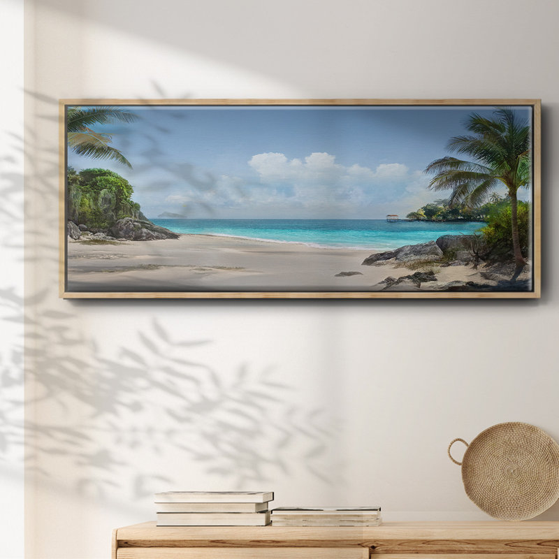 Down in Mexico- Framed Canvas, 8" H x 20" W