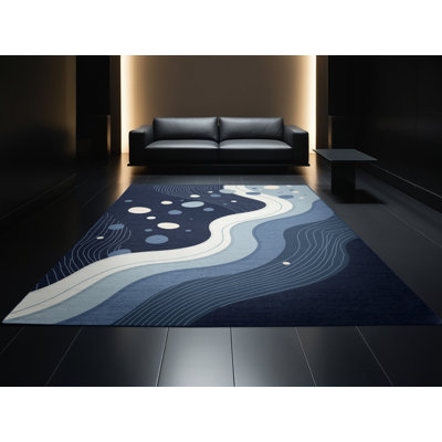 Tapis gris à motif œuf de Pâques Aedan