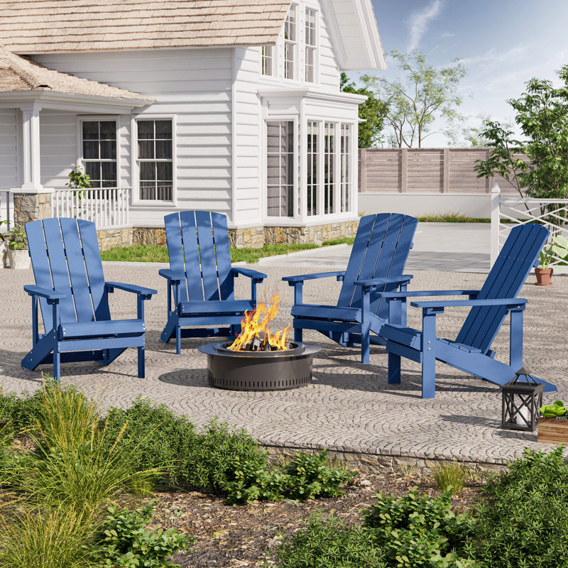 Chaise Adirondack Lamonica, Bleu marine