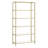 Agosti Stainless Steel Etagere Bookcase-1363989290-1363989295