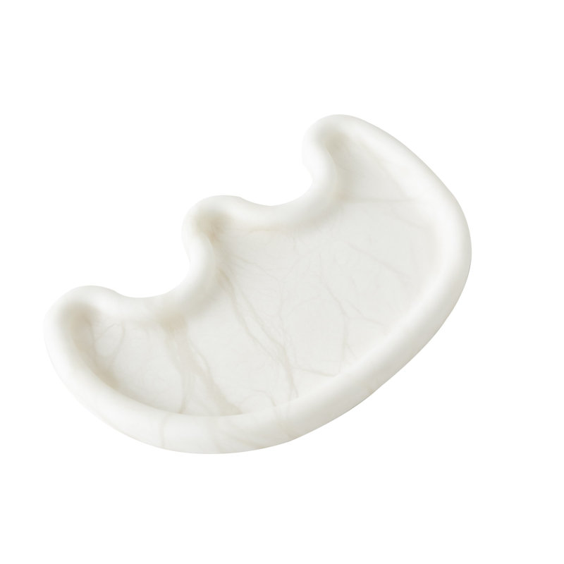 Amera Alabaster Tray, White