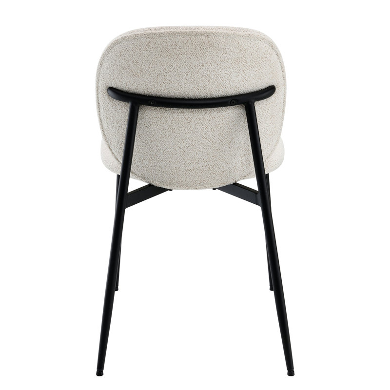 Ensemble de 2 chaises d'appoint Klaus Boucle