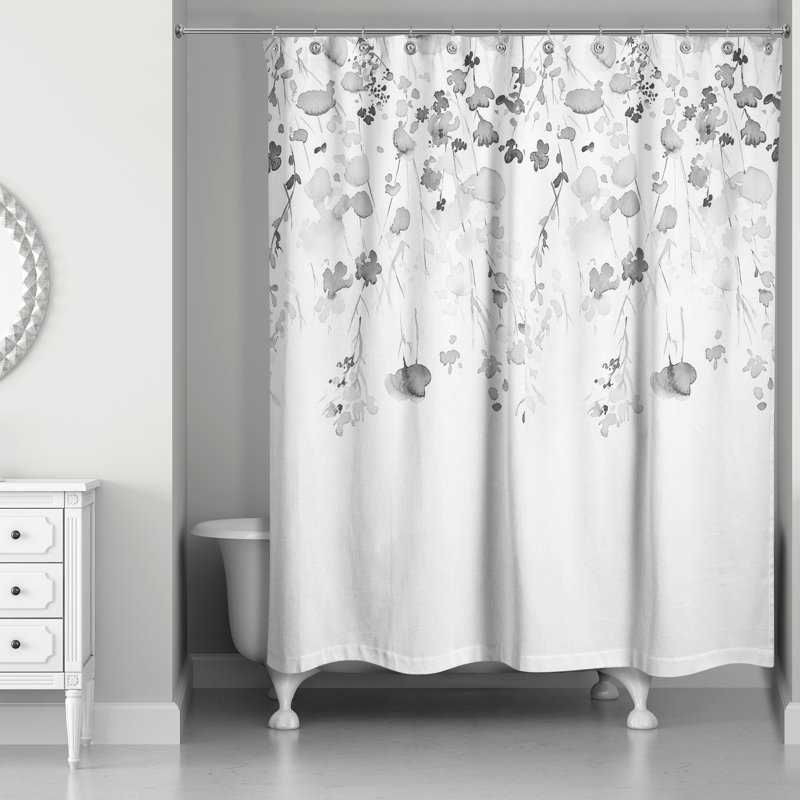 Rideau de douche Reva, Noir