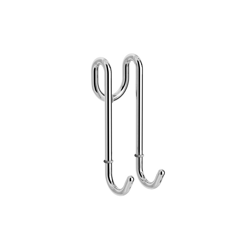 Harmony Polished Chrome Over-the-Door Bathroom Hook