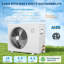Mini système de chauffage / climatisation 9 000 BTU, 19 climatiseurs SEER2 à système inverseur 6-en-1 et climatiseur mural sans pompe à chaleur refroidissant jusqu'à 450 pieds carrés Pi, trousses d'installation, 115 V