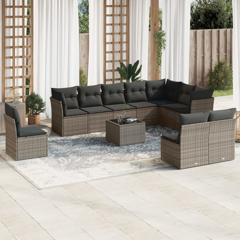 Ensemble de canapé de jardin Vidaxl