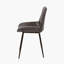 Mariners 52cm H Genuine Leather Upholstered Metal Upholstered Back Side Chair-521170824