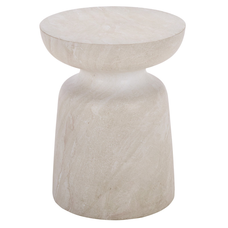 Aurielle Mushroom Accent Table, Smoke