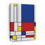Géométrique «Mondrian II» sur toile-1534421104