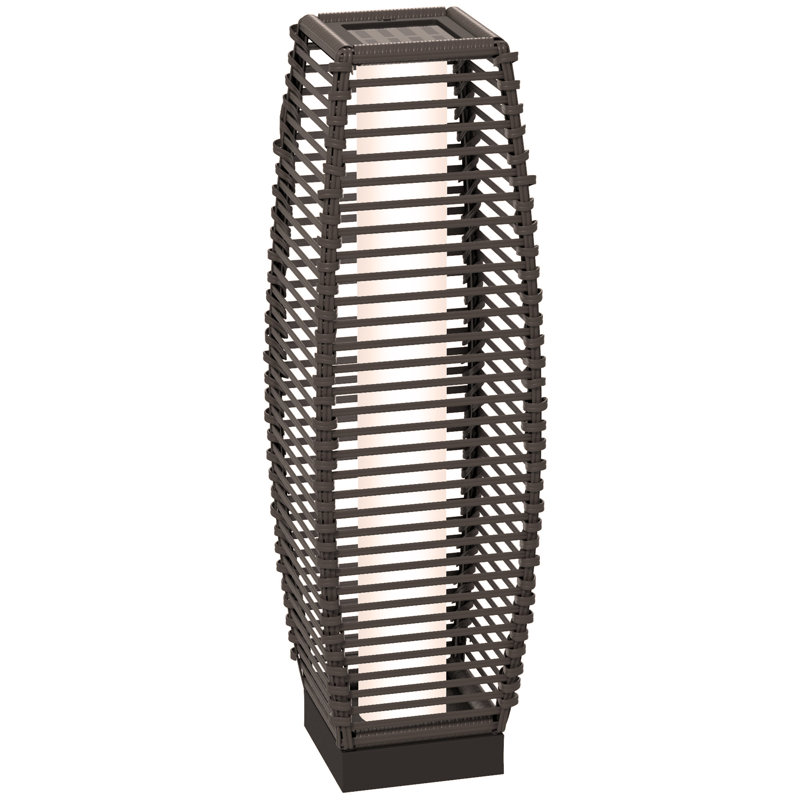 Lampe de plancher solaire d'extérieur Outsunny