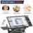 Adjustable Height Tempered Glass Steel Drafting Table