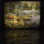 Red Canoe 18 x 24, art mural entièrement éclairé à DEL