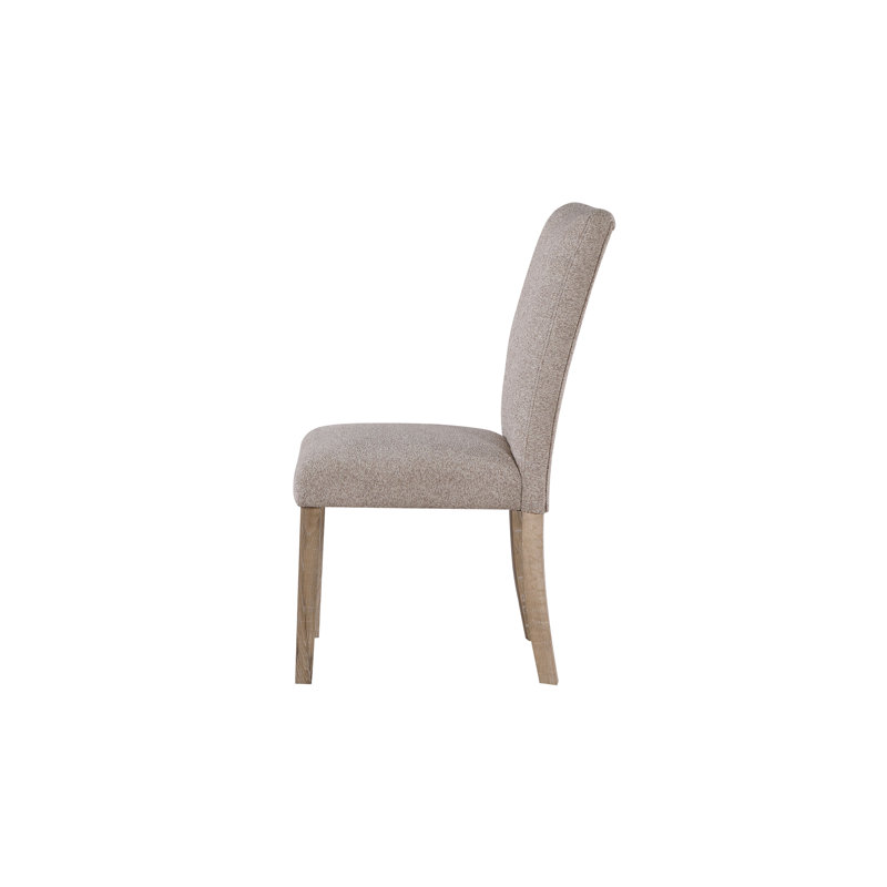 Table de salle à manger Ifrim - Naturel + 4 chaises Mona - Beige
