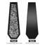 Vase de plancher noir très grand décoratif fait à la main moderne H 30 po (ensemble de 2)-1179809784-1179809783