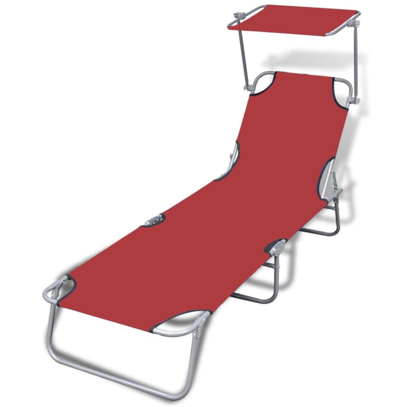 Chaise longue Danielburnham, Rouge