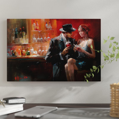 " Evening In The Bar I " by Willem Haenraets