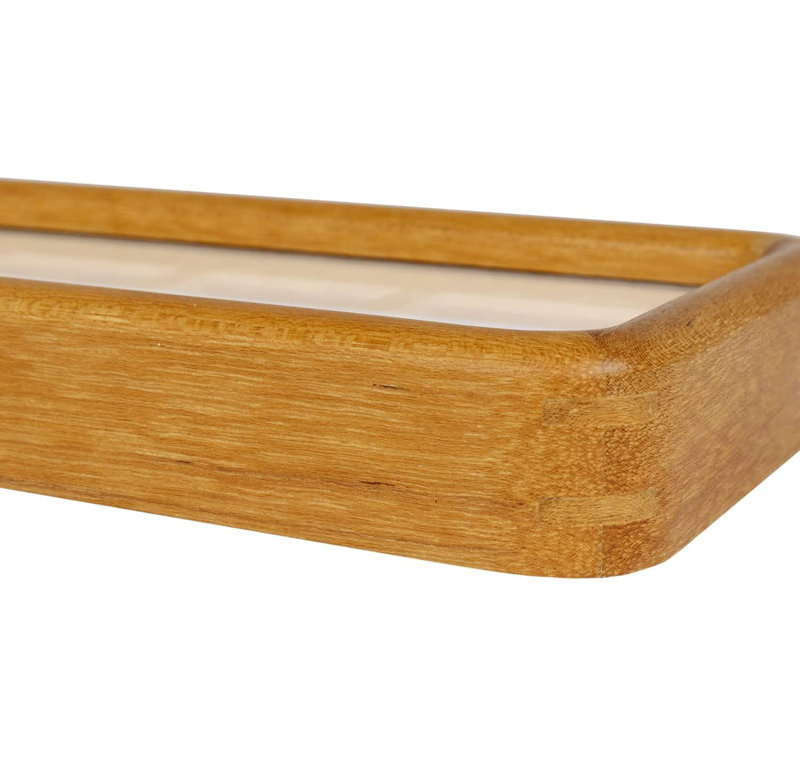 Jessina Teak Wood Picture Frame - Set of 2 with Mat