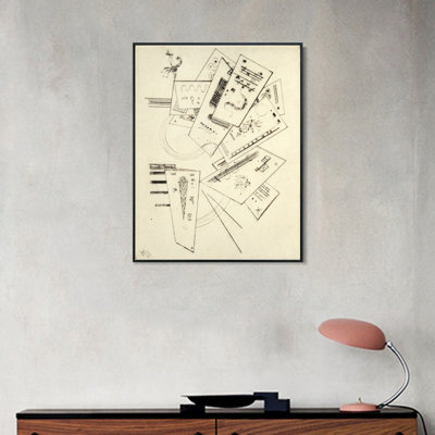 " Tristan Tzara " by Wassily Kandinsky Print