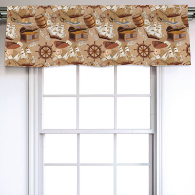 Sateen Ruffled Window Valance