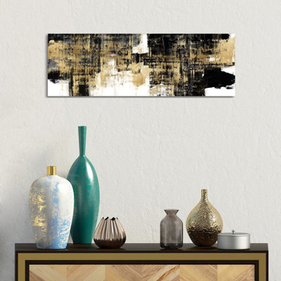 «Amplified Gold on Black» par Alex Wise, reproduction d'art sur toile