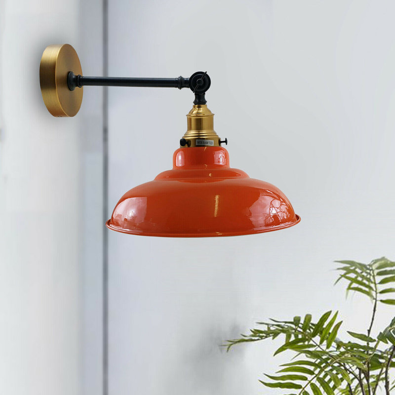 Cular Wall Sconce, Orange, No