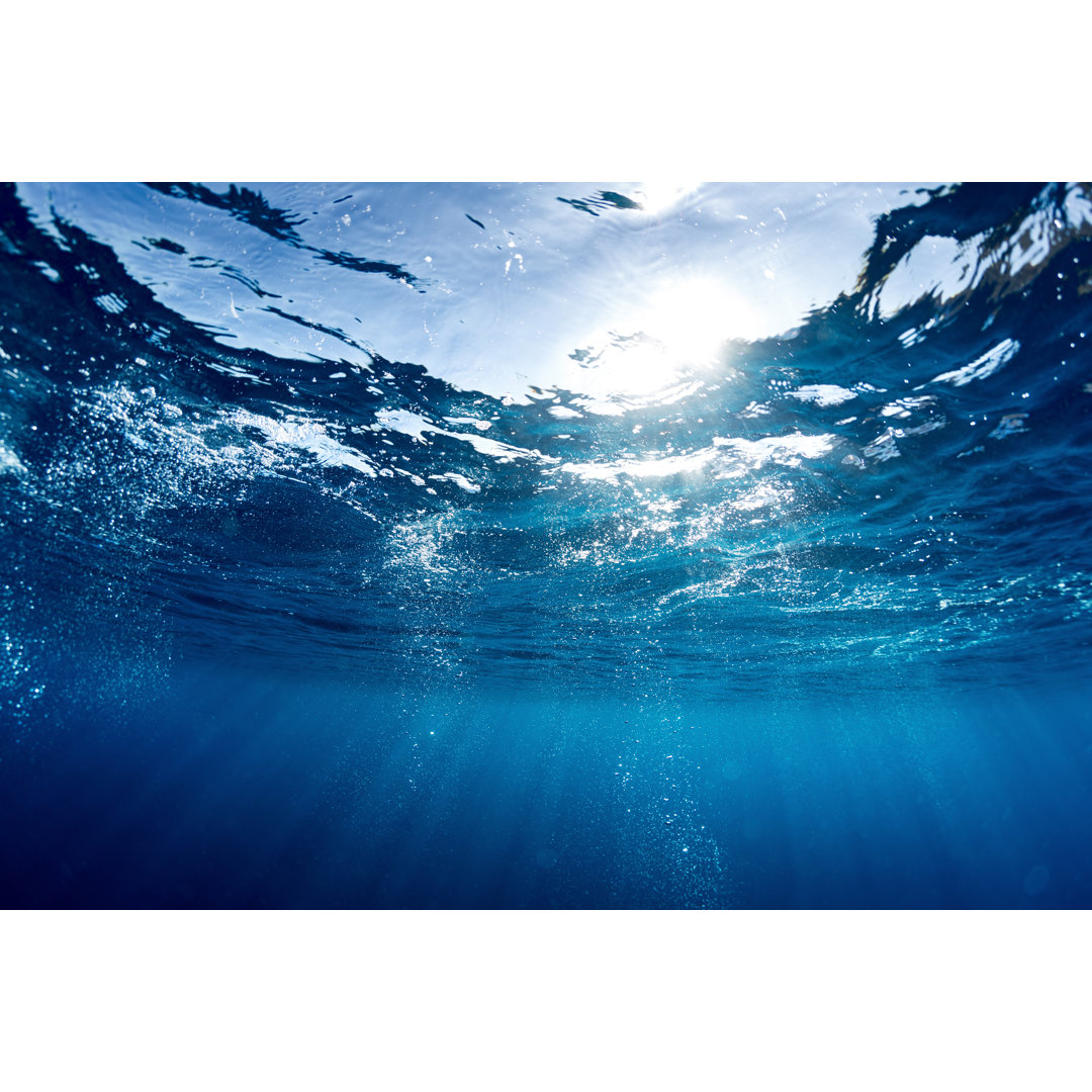 Blue Sea by Mihtiander - Wrapped Canvas Print