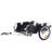 Bike Cargo Trailer, 100 lbs Load Capacity, Heavy-Duty Bicycle Wagon Cart, Foldable Compact Storage & Quick Release with Universal Hitch, 16" Wheels, Safe Reflectors, Fits 22"-28" Bike Wheels
