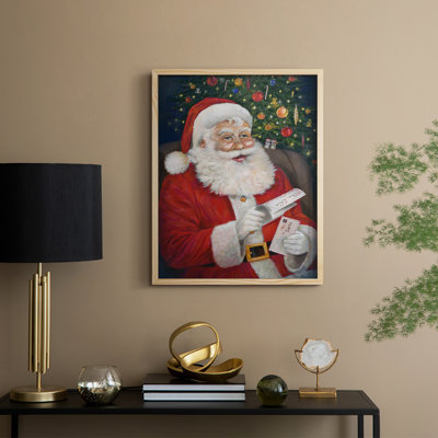 Letter to Santa Framed Print - Solid Wood