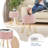Round Pleated Velvet Ottoman with Storage-1534620954-1534620957