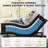 3-Side Guard Adjustable Bed with 12" Hybrid Mattress and Wireless Remote, Zero Gravity, Snoring Relief,Medium Firm-1225083891