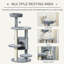 284.48cm H Cat Tree