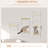 6 Cat Wall Shelves In Cream - Modern Jumping Platforms & . Design For Extra Space. Suitable Cats Up To 11 Lbs. Multiple Levels Fun. Achieve A Clean Look Your Home Mounted With Warm Elevated Cozy