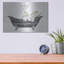  «Floral Bath 1 Fl d'appoint» par Courtney Prahl, art mural en métal, 16 po x 12 po-882143831