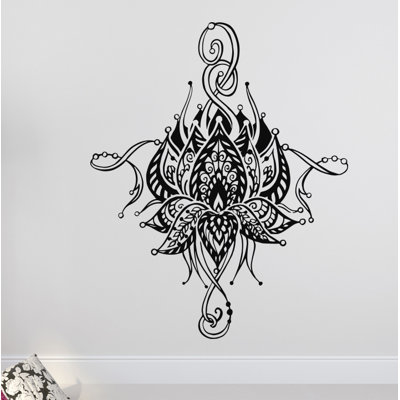 Décalcomanie murale fleur lotus Buller