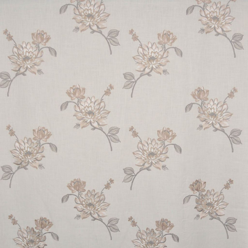 Tissu floral boutique Allure, huître