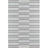 Thompson Wool Geometric Area Rug in Gray