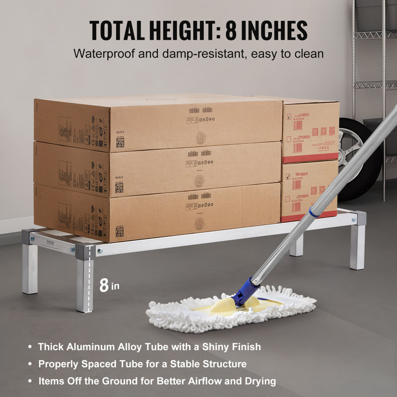 Storage Rack, 20.3cm H x 121.9cm W x 35.6cm D