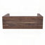 Table de bar 50 po avec tiroirs doubles - grain de bois de noyer