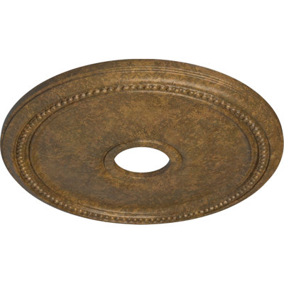 Médaillon de plafond H 18 po x l 18 po x P 1,125 po Diane