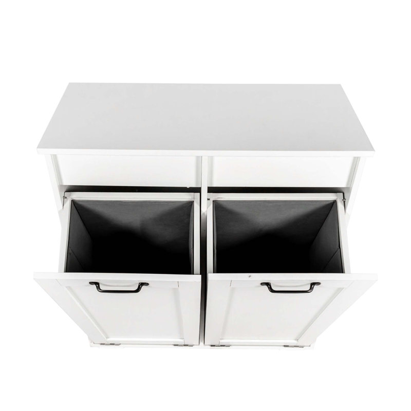 Laundry Cabinet ,With 2 Removable Liner Bags